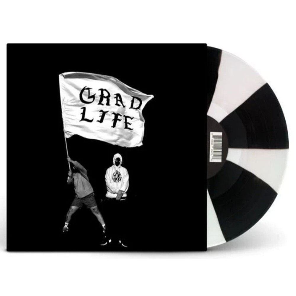 Grad Life Limited Ultra Clear/ Black Pinwheel Vinyl LP  NEW SEALED!